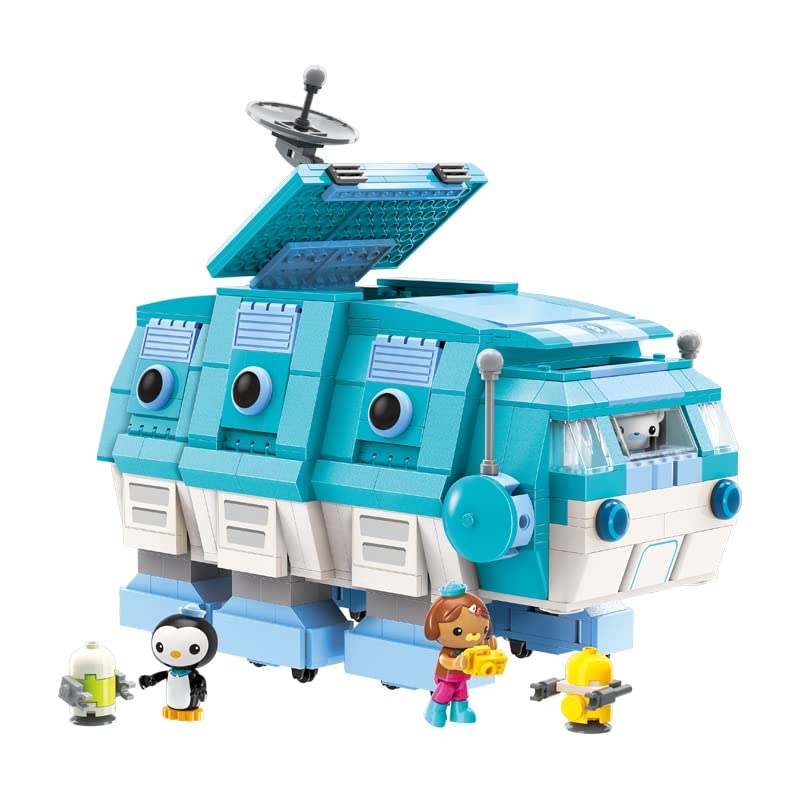Baseplates For Age 8+ Building Block Ocean Adventure Octonauts Gup-I Water Bear Vehicle & Barnacles Kwazii Shellington Tweak Das