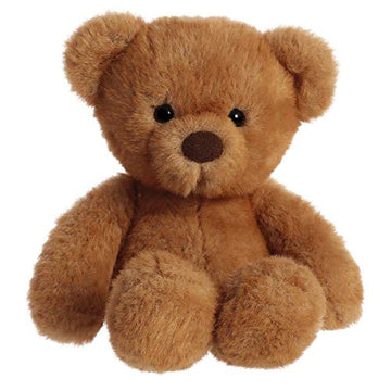 Aurora® Snuggly Softie Bear™ - Brown 9 Stuffed Animal, Comforting Companion for Imaginative Play - Small Size