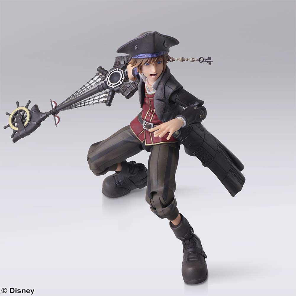 Square Enix Kingdom Hearts Iii - Bring Arts (Sora Pirates) Action Figure (15Cm)