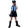 Pgond Police Officer Girls Unform Party Costume (4-6 Years)