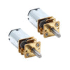 Augiimor 2PCS DC 6V 60RPM Speed Reduction Motor N20 3mm Shaft Mini Metal Gearwheel Gear Motor with Full Metal Gearbox Micro Moto