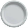 Silver Round Paper Plates - 10' (20 Pc) - Perfect For Parties, Picnics, & Everyday Meals