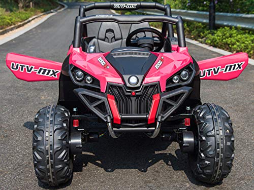 Mini Moto Utv 4X4 12V Pink (2.4Ghz Rc)
