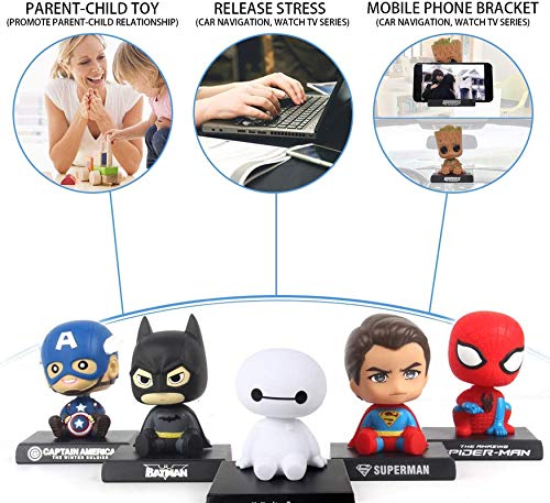 Semaphore Cute Cartoon Bobblehead Doll Toy Car Accessories|Dashboard Bobblehead for Car Interior Decoration Compatible with Volk