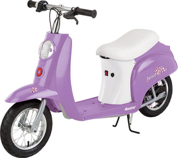 Razor Pocket Mod Betty Electric Scooter - Miniature Euro-Style, 12 Front Wheel, Stylish and Fun for Kids