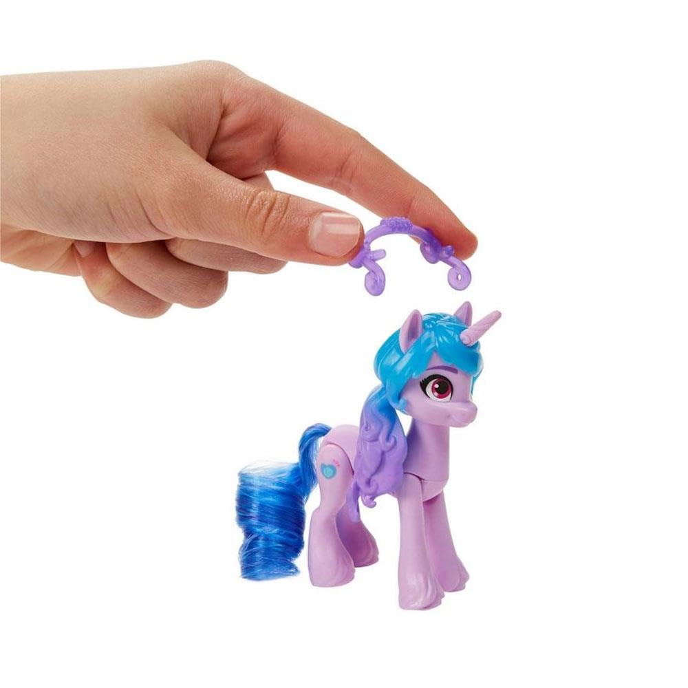 My Little Pony: Make Your Mark Toy Cutie Magic Izzy Moonbow - 3-Inch Hoof To Heart Pony With Surprise Accessories, Kids Ages 5 And Up