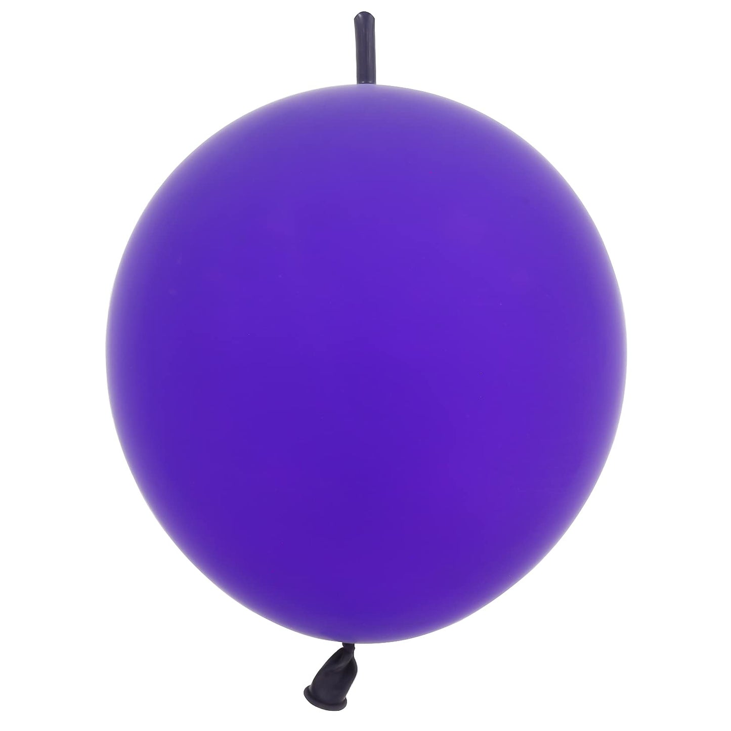 In-Jooyaa 12 Inch Purple Link Balloon 60 Pcs Quick Linkable Balloon For Party Decoration