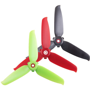 Dji Fpv Drone 5328 Propellers 3-Blades Props Low Noise Quick-Release Upgrade Replacement Accessories (12Pcs - Red 2Cw 2Ccw, Gree