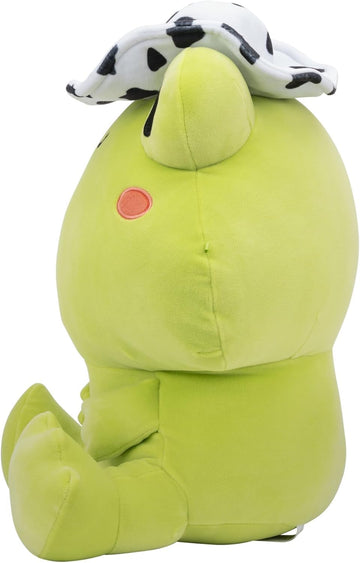 Russ 14-inch Ribbit Rodeo Plush Frog - Soft Polyester Green Toy with Cow Print Cowboy Hat - Ages 3+ - Model RBCR01381