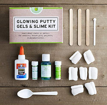 Copernicus Glowing Putty Gels And Slime Kit, For Ages 10 And Up