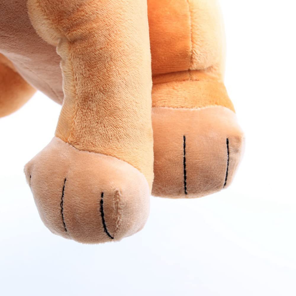 Secretcastle Lion Plush Baby Lion Toys Lifelike Lion Animal Stuffed For Kids,Family Chirstmas Gifts 28 Cm Height With Embroidere
