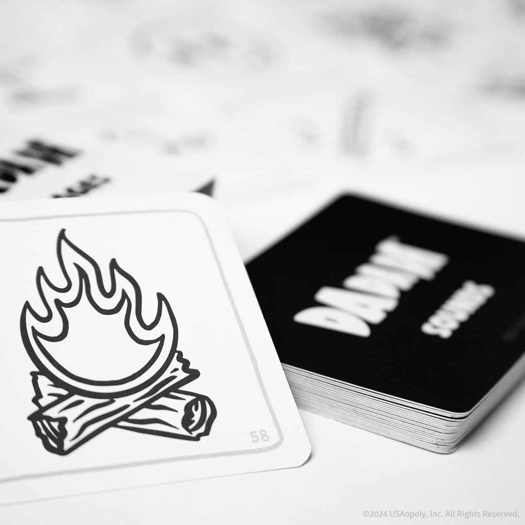 USAOPOLY Dadada Party Game - Word & Image Association, 2+ Players, Ages 8+, Multicolor, Paper, Model PA000-840-002400-06
