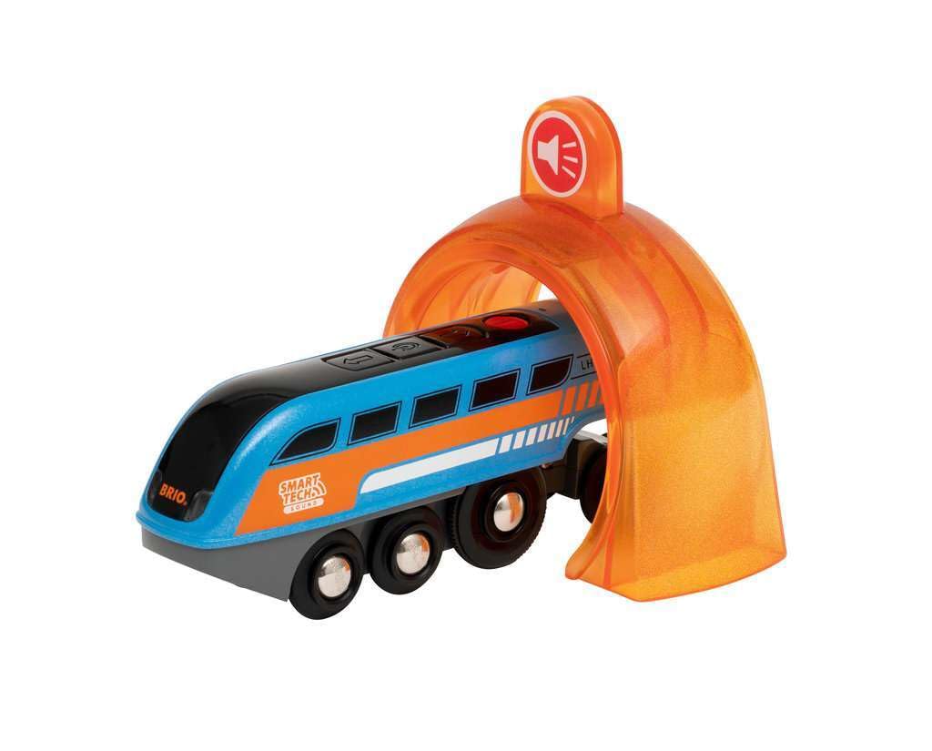 Brio 33971 Smart Tech Sound Record & Play Engine - Interactive Wooden Toy Train For Kids | Perfect For Age 3 And Up | Enhances Motor Skills