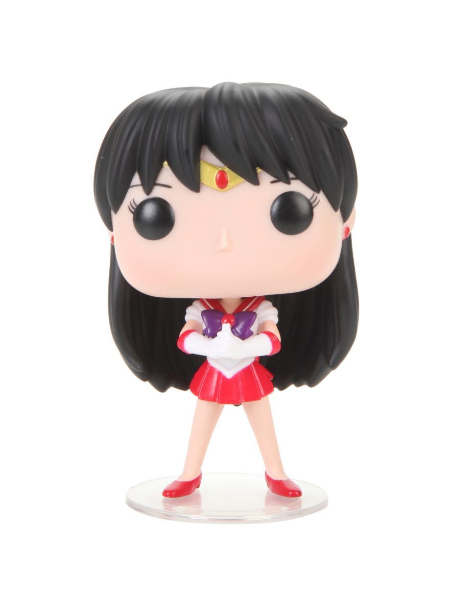 Funko POP Anime Sailor Mars Action Figure, 3.75 inches, Vinyl, Black, Model 7302