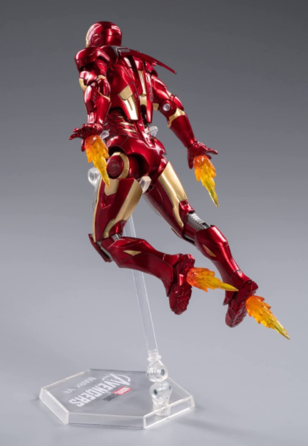 Uxouyic Ir?nman Movie Series - Collectible Ir?nman Action Figure Metal Painting 20 Joints Movable Model Toys (7 Inches) (Mark 7)