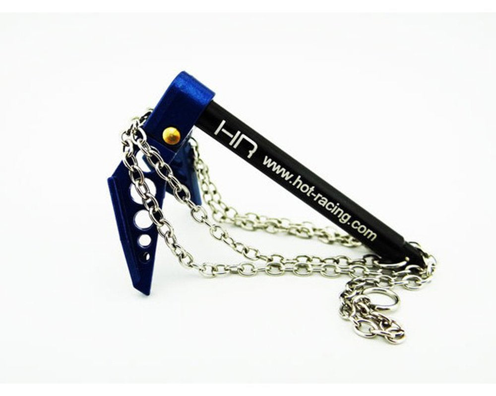 Hot Racing ACC838F06 1/10 Scale Portable Fold Up Winch Anchor Blue/Black