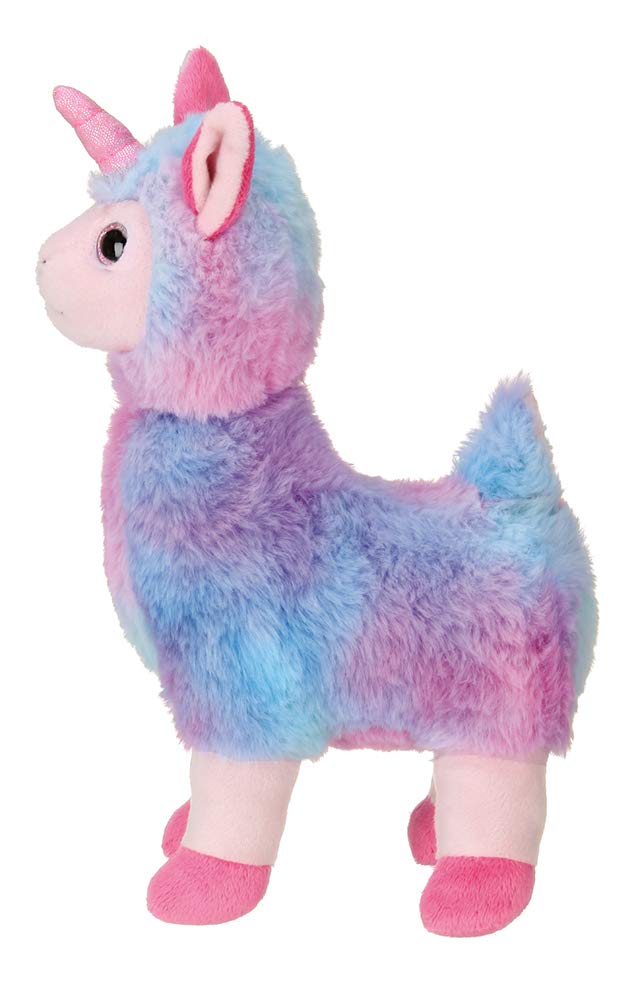Bearington Luna Llamacorn The Rainbow Llama Plush, 10 Inch Llama Stuffed Animal