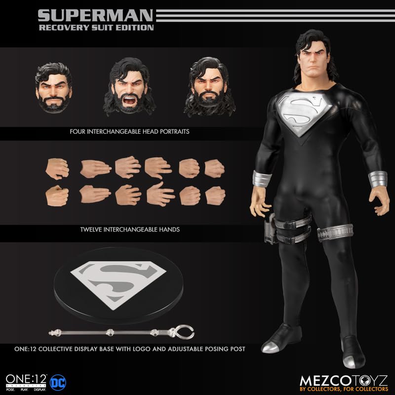 Mezco Toys Dc Comics 1/12 Superman (Recovery Suit Edition) 16Cm