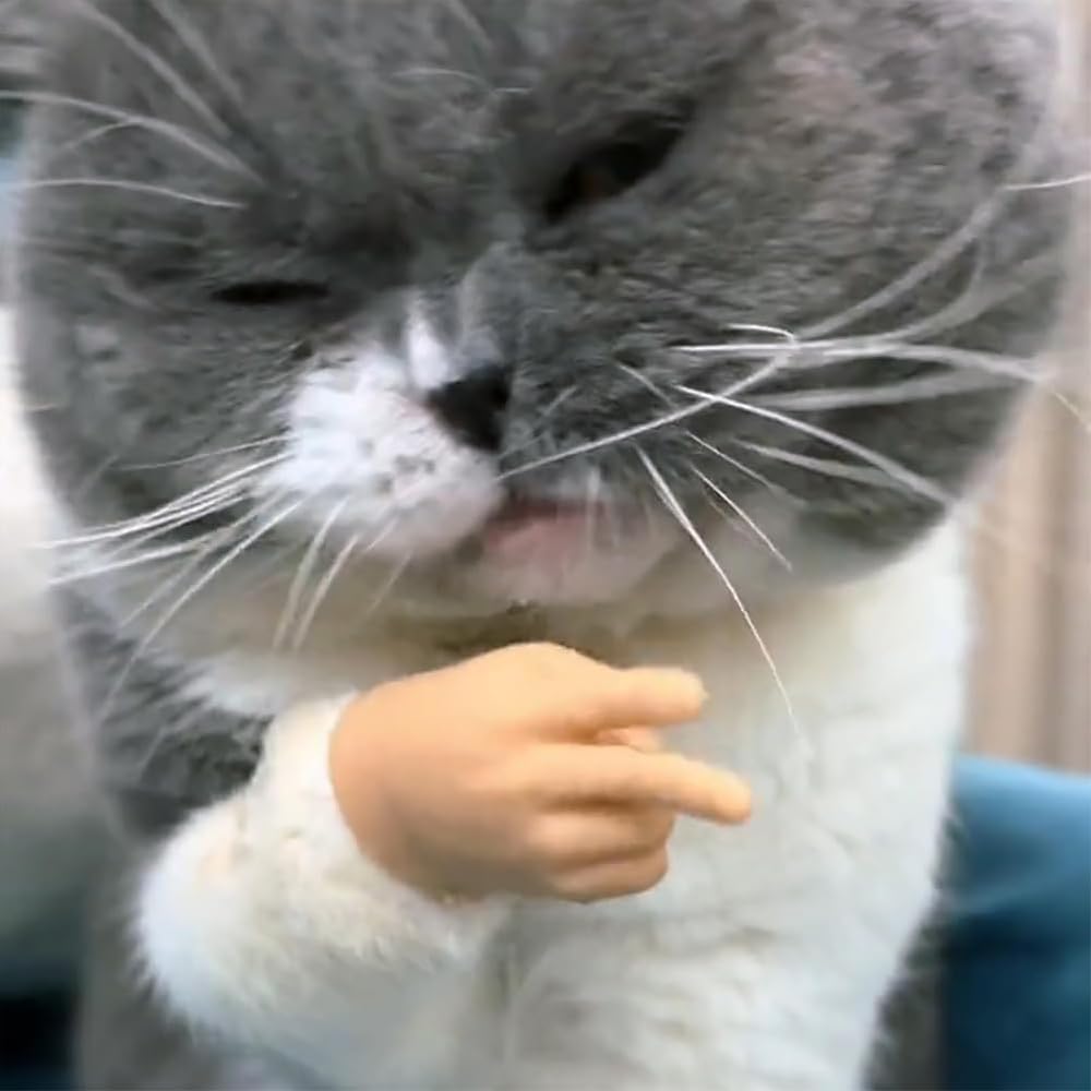 Fnqiank 10 Pcs Mini Hands For Cats,Small Hands Tiny Folded Hands Mini Realistic Hand Finger Puppets For Puppet Show,Gag Performance, Funny Stretchable Rubber Little Finger Hands For Cats And Puppy