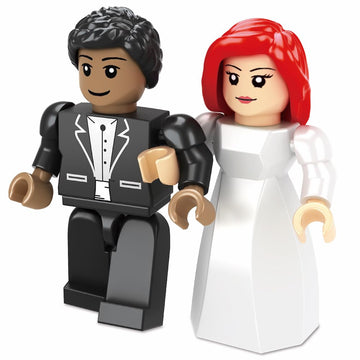 Nativity Bricks Bride & Groom Figurine