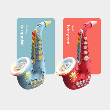 Smaroll Kids Saxophone Toy With Light And Sound,Multifunctional Early Educational Toys Musical Instrument Toy For Toddler Girls