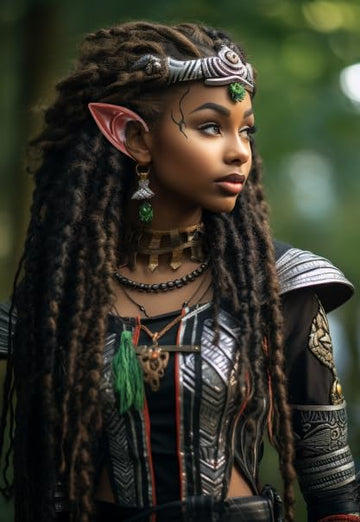 Cooljoy Elf Ears Brown Black Cosplay Fairy Elf Pixie Vampire Ears Soft Halloween Accessories Short Style