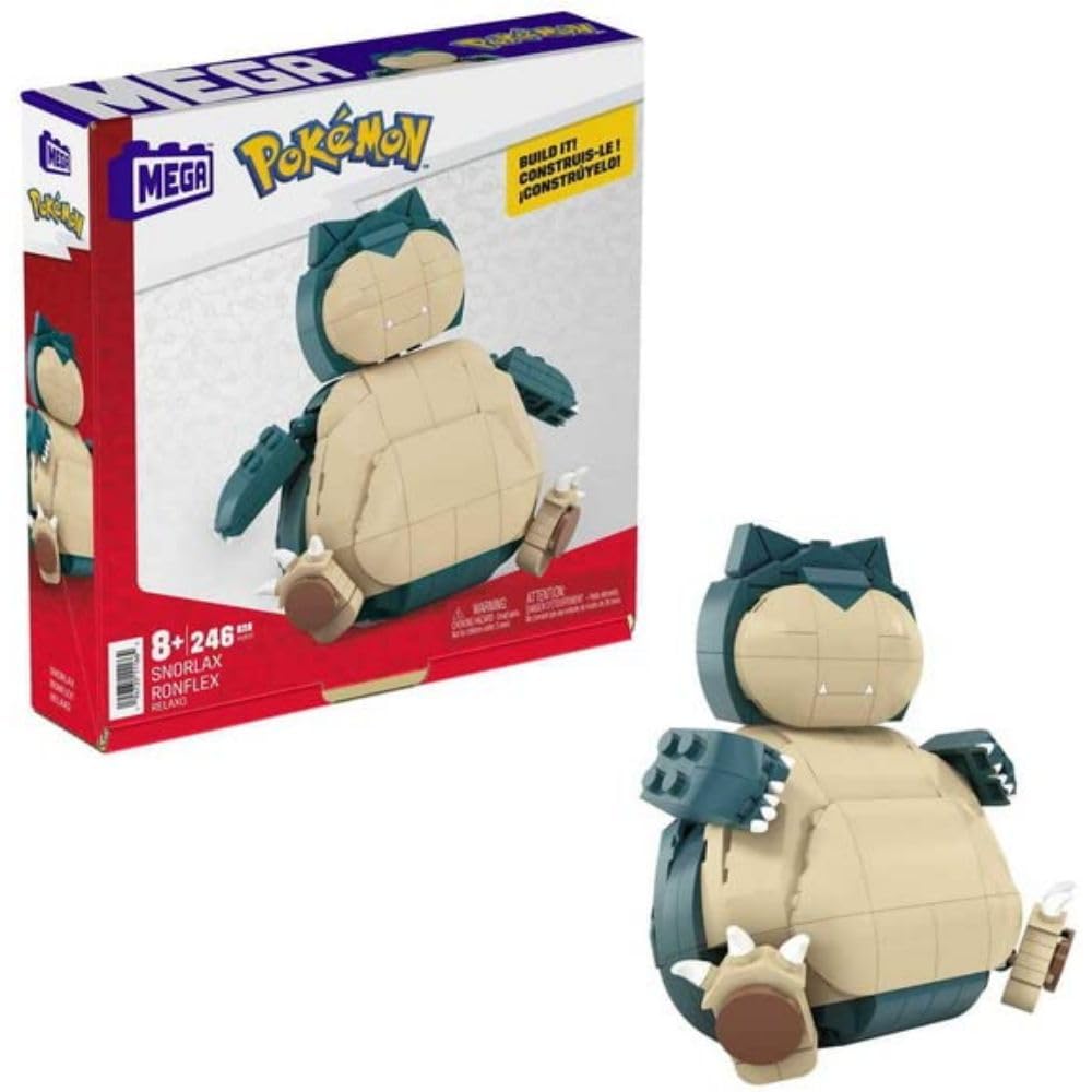 Mattel Mega - Pokémon Snorlax Building Set (Hlb70)