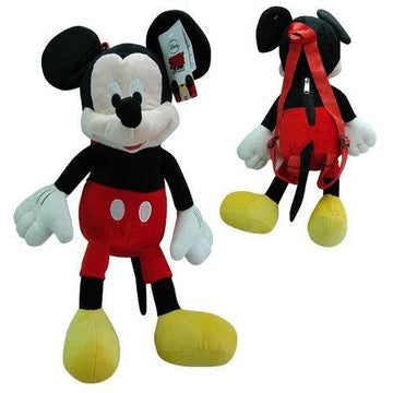 Disney Mickey Plush Backpack, 16" Soft Toy with Hangtag, Model KMBL