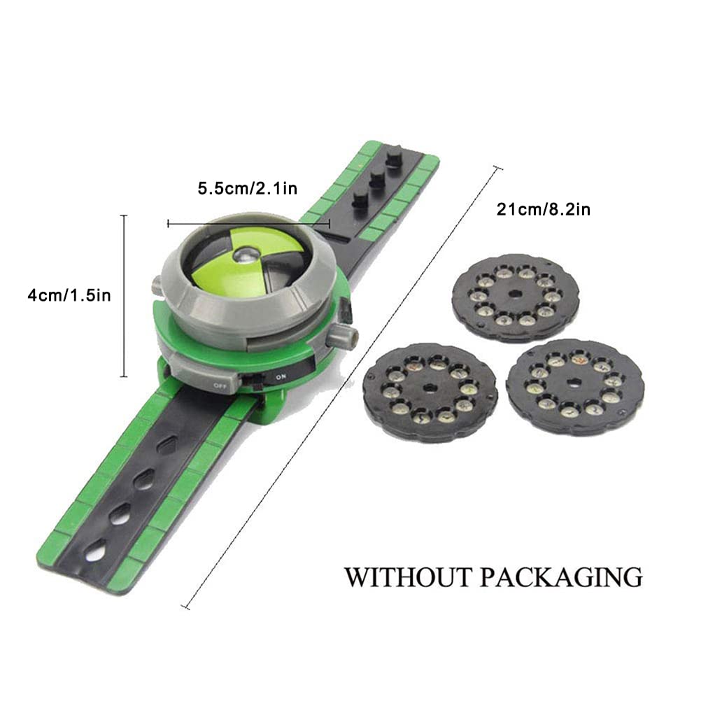Grostmend Ben 10 Watch Toys Ben 10 Omnitrix Watch For Kids Ben Ten Ultimate Alien Projector Watch Games Action Figure Birthday G