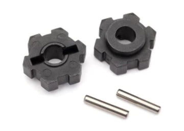 Traxxas 8956 Wheel Hubs, Hex (2)/ 2.5x12 Pins (2)