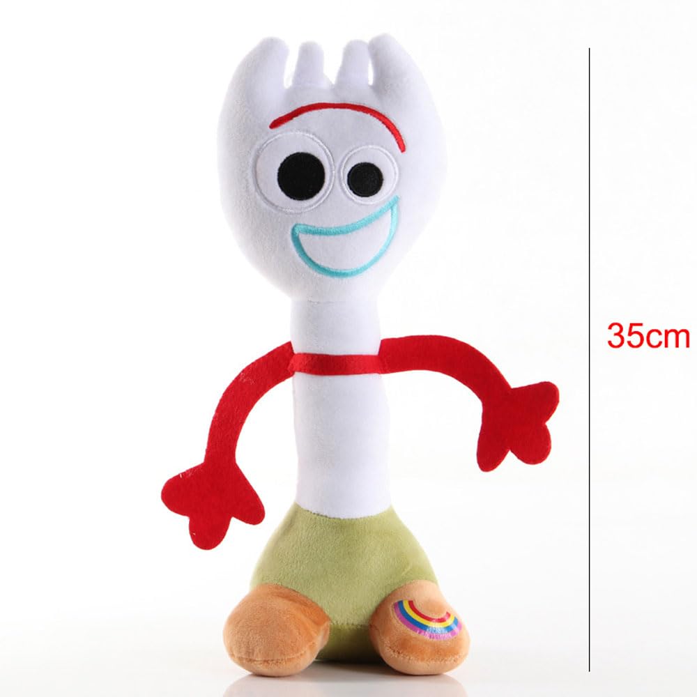 LATUROP 14" Plush Forky Stuffed Animal Toy - Cotton, 35cm, Cute Design