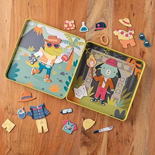 Stephen Joseph, Travel Tin Magnetic Dress Up, Unicorn And Mermaid
