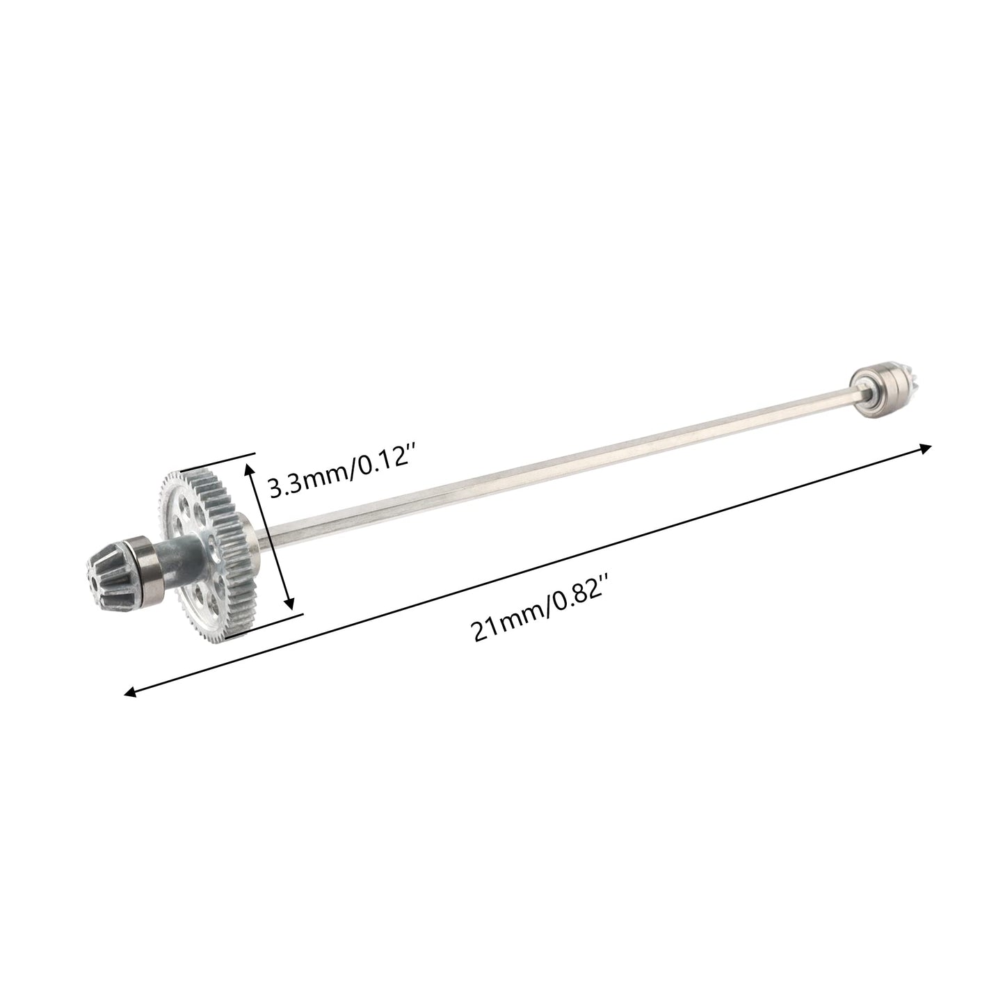 Gdool 1:10 9125 Rc Trucks Car Upgraded Original Parts Aluminum Main Drive Shaft 25-Zj05 Lg-Zj05 For High Speed 1:10 9125 Rc Truc