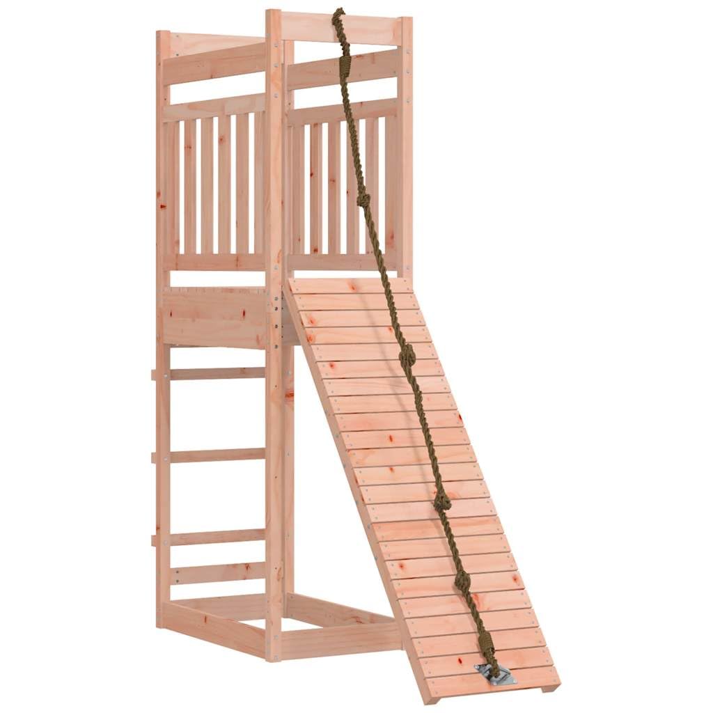 Vidaxl Outdoor Playset-Solid Douglas Wood, Multi-Activity Centers, 3-8 Years Age Suitable, Weather-Resistant, Natural Look, Sturdy Frame, Fun-Filled Playground For Kids