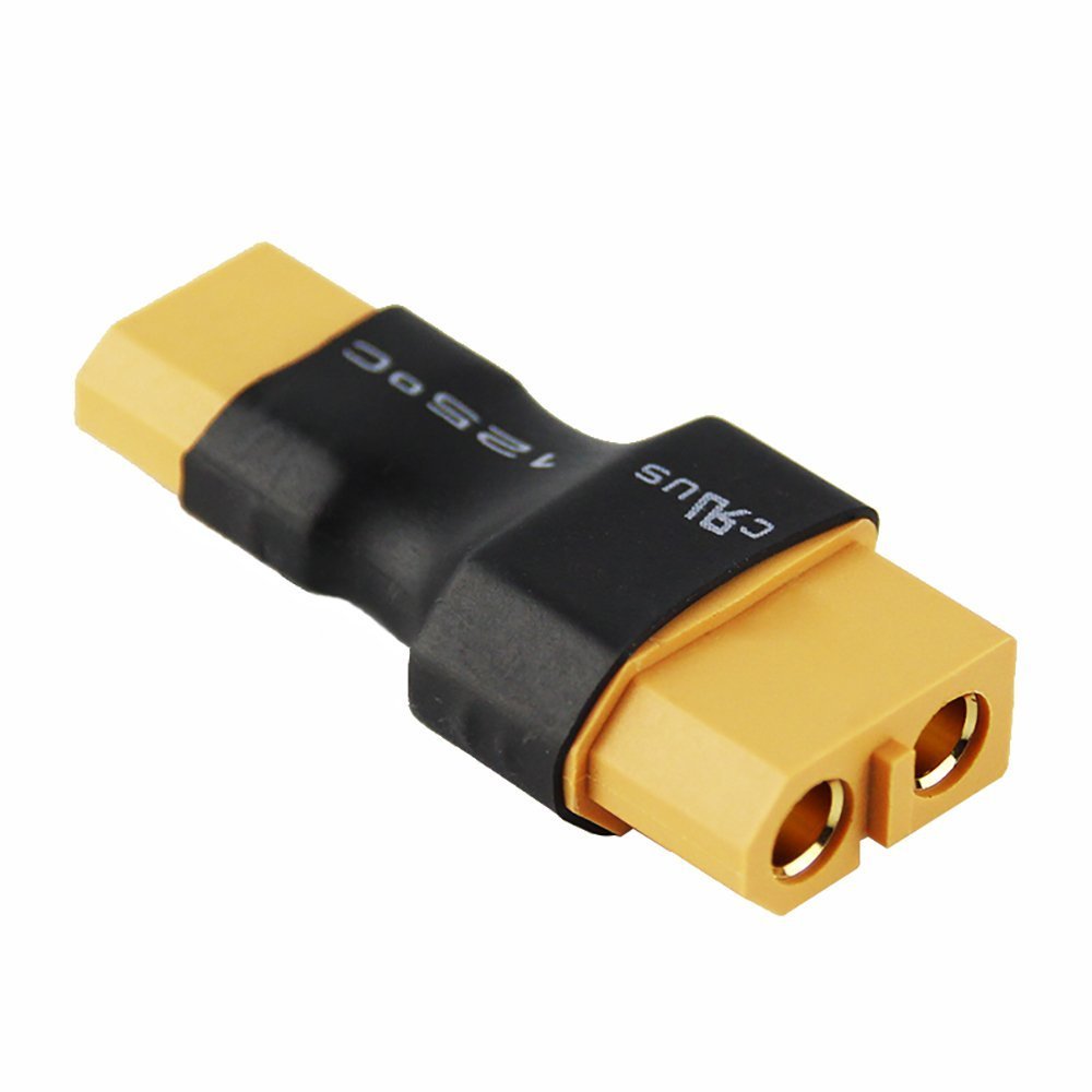 FLY RC XT30 Male to XT60 Female Adapter Connector Wireless for RC FPV Drone Car Lipo NiMH Battery Charger ESC