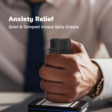 Vatonezich Little Ouchies Fidget - Pocket-Sized Stim Keychain with Spiky Grippie Design, Anxiety & Stress Relief Sensory Toy for