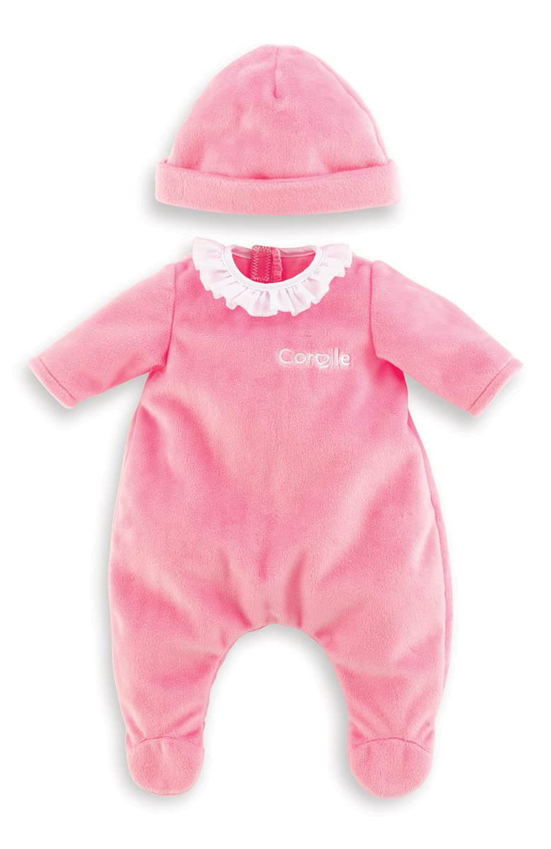 Corolle 14 Baby Doll Outfit - Pink Pajamas - Mon Grand Poupon Outfits And Accessories Fit 14'' Dolls, For Kids Ages 2 Years A