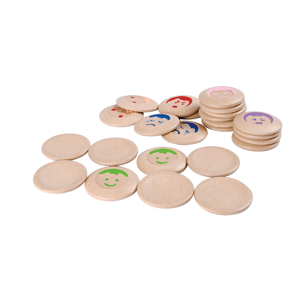 Plantoys My Mood Memo Memory Matching Game (5656)| Sustainably Made From Rubberwood And Non-Toxic Paints And Dyes