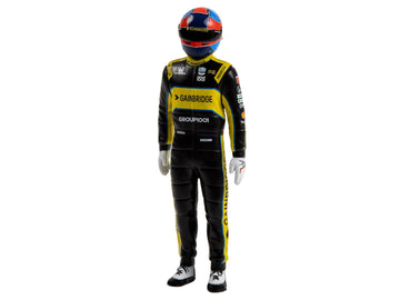 'Ntt Indycar Series'' #26 Colton Herta Driver Figure ''Gainbridge - Andretti Autosport'' For 1/18 Scale Models By Greenlight