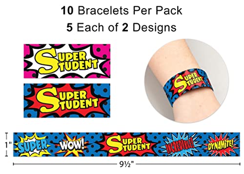 Teacher Created Resources Superhero Super Student Slap Bracelets (20664)