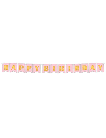 Beistle Foil Happy Birthday Streamer