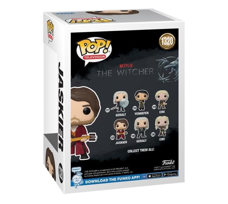 Funko Pop! Tv: The Witcher - Jaskier Bundled With A Byron 'S Attic Protector