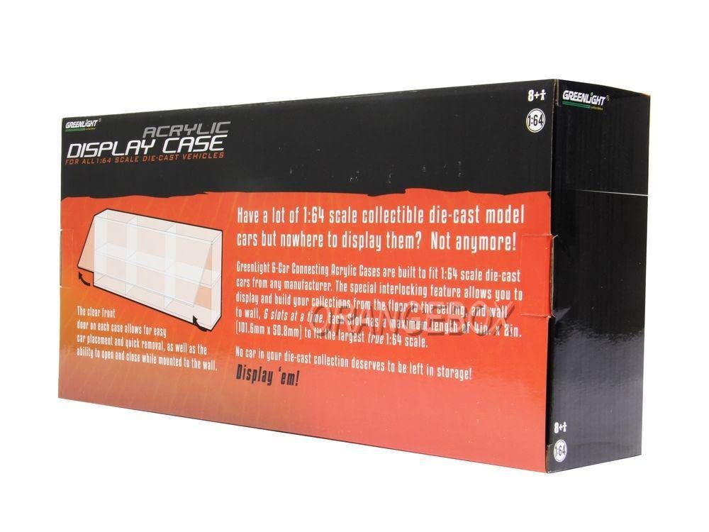 Greenlight 6-Car Connecting Acrylic Case Vehicle