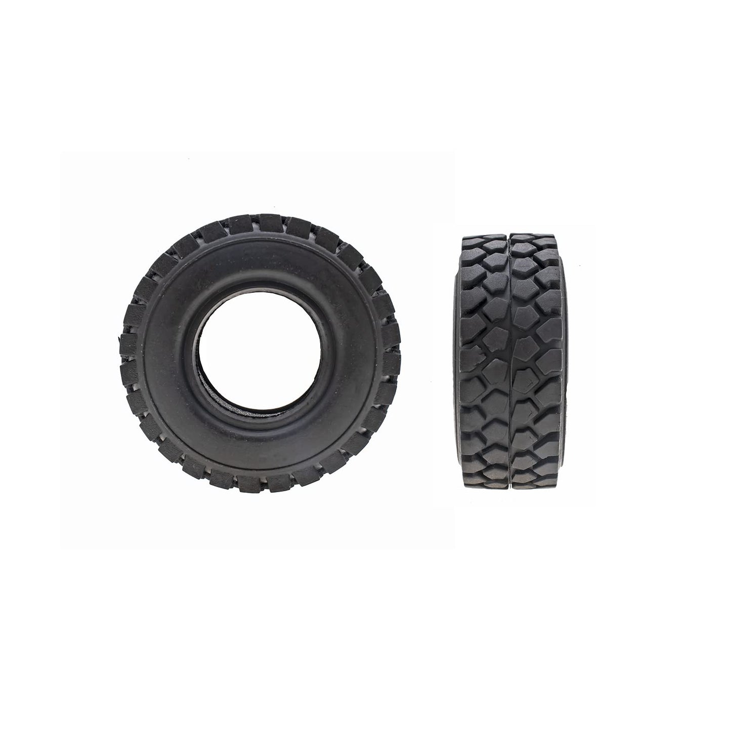 GTHELE 1.0 Crawler Tires for SCX24 Gladiator Bronco C10 JLU Deadbolt B17 Axial 1/24 1/18 Tracked car 4PCS