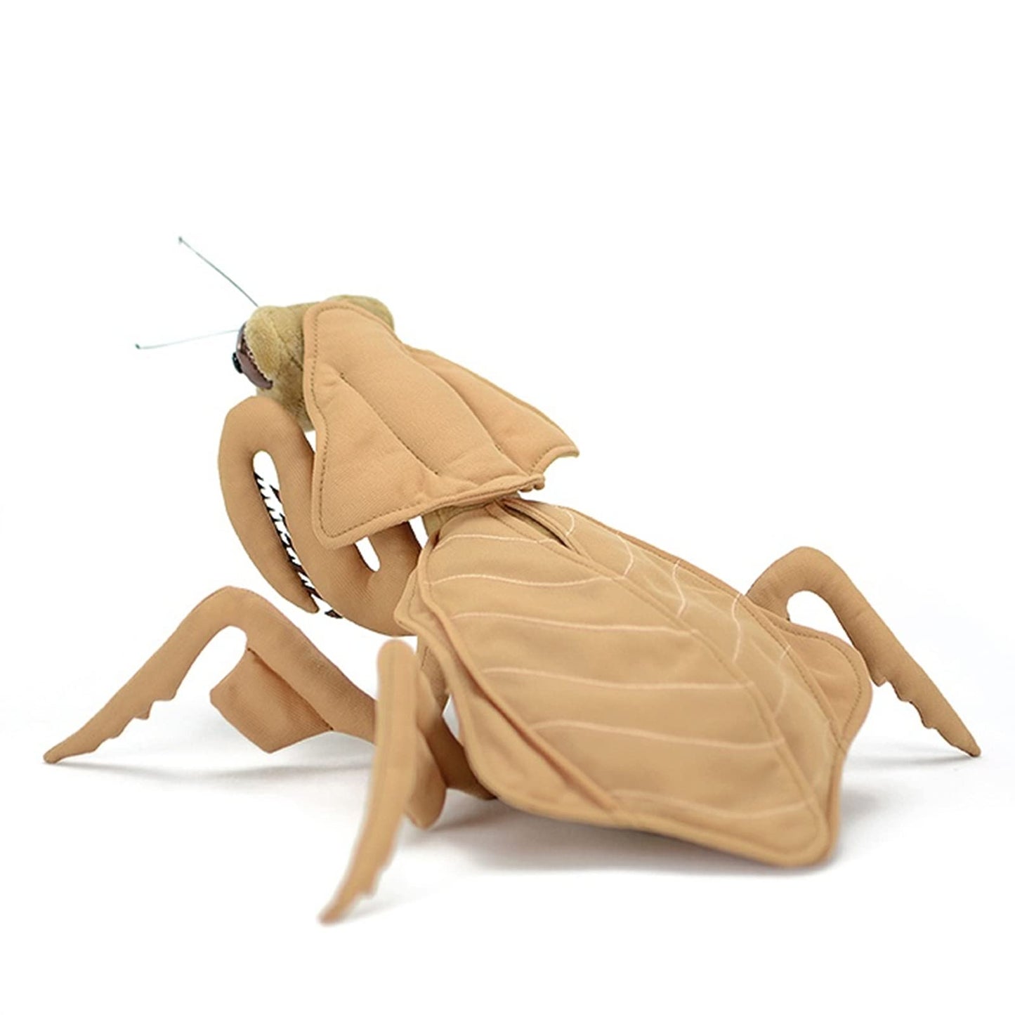 Brown Mantis Plush Toy - Realistic 12' Brown Praying Mantis Stuffed Animals, Lifelike Soft Big Wings Insect Weigted Toys, Simulation Mantis Plushie Model Toy, Unique Plush Gift Collection For Kids