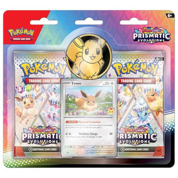 Pokemon Tcg: Scarlet And Violet: Prismatic Evolutions Two-Booster Blister