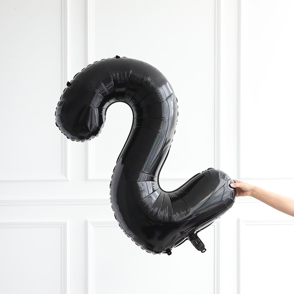40inch Jumbo Black 21 number balloons for 21st Birthday Decorations helium balloons party supplies use them as Props for Photos