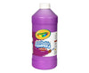 Crayola Washable Tempera Paint For Kids, Violet Paint, Classroom Supplies, Non Toxic, 32 Oz Squeeze Bottle