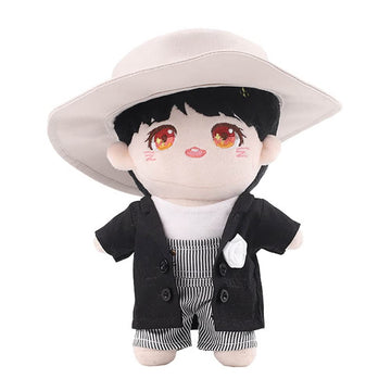 Niannyyhouse Uniform Suit 7.8In/20Cm Plush Doll Clothes Accessories Hat Coat T-Shirt Overalls