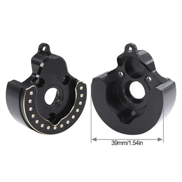 G.T.R RC F10 Axle Brass Weights Rear Portal Cover for 1/10 RC Crawler, Metal, 191.2g Upgrade for Vanquish VRD VS4-10